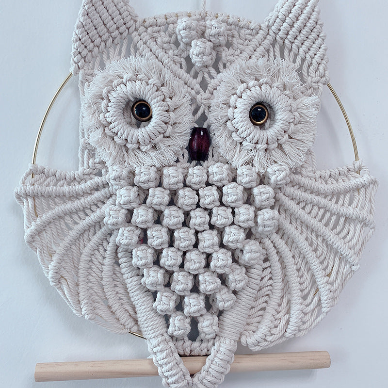 Owl Macrame Wall Hanging