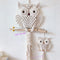 Owl Tapestry Hand-woven Owl Dream Catcher Wall Hanging Macrame Mandala Tassel Boho Decor Apartment Dorm Room Home Decoration