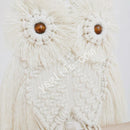 Hand Woven Rope Owl Wall Tapestry