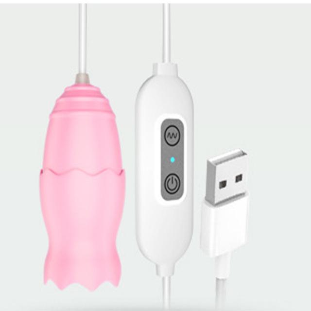 12 Speeds Tongue Oral Licking Vibrators G-spot Vagina Massage Clitoris Stimulator USB Vibrating Egg Sex Toys for Women Sex Shop