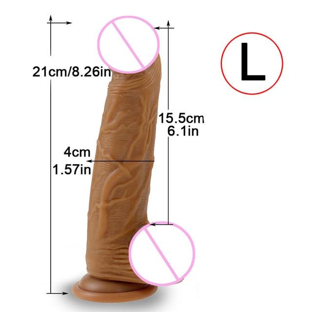 Skin Feeling Realistic Dildo Soft Liquid Silicone Huge Big Penis With Suction Cup Sex Toys for Woman Strapon Female Masturbation