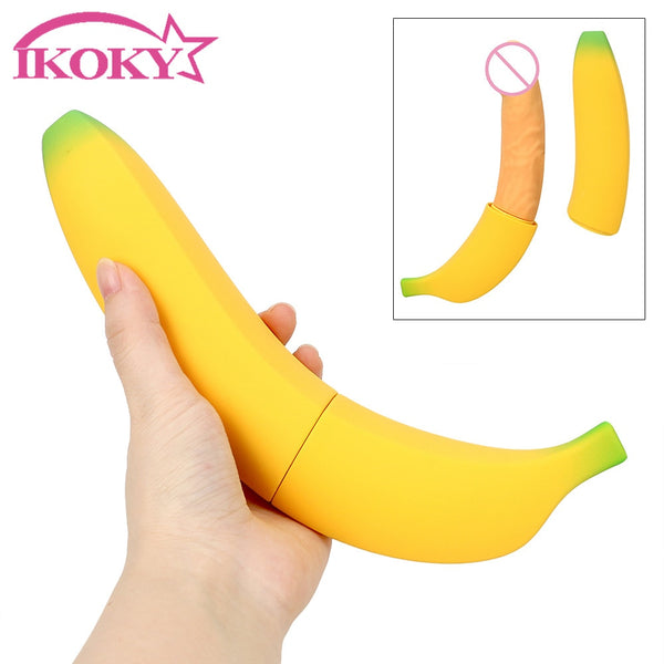7 Speed Banana Vibrator Realistic Dildo Vagina Stimulator Adult Erotic G-spot Sex Toys For Women Female Masturbator